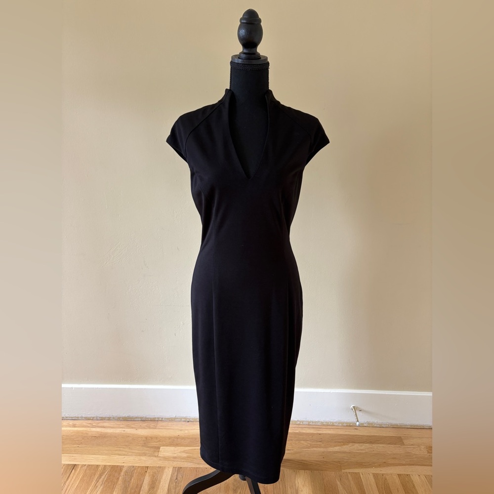 Nanette Lepore Black Midi Dress